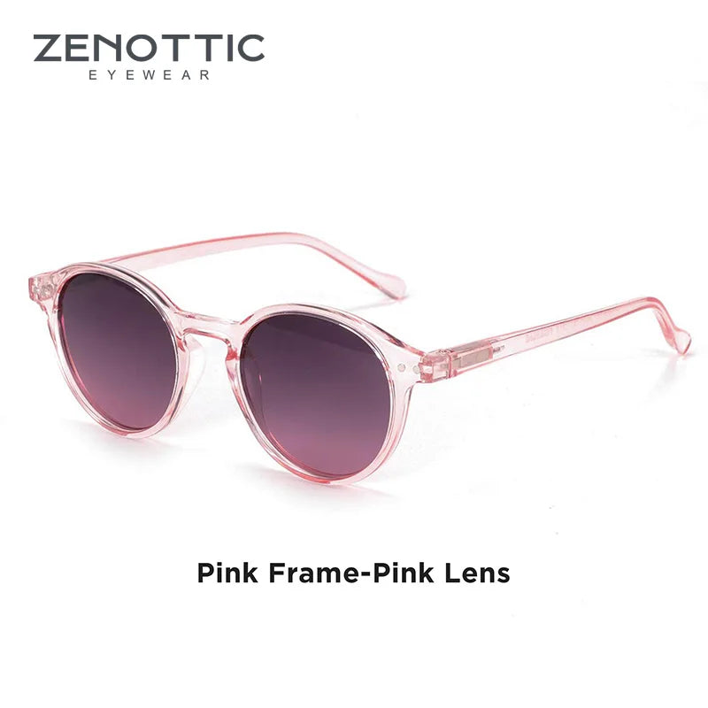 ZENOTTIC (S Size) Retro Circular Polarized Sunglasses 2024 2025 Men Women Vintage Small Round Sun Glasses UV400 Goggles Shades