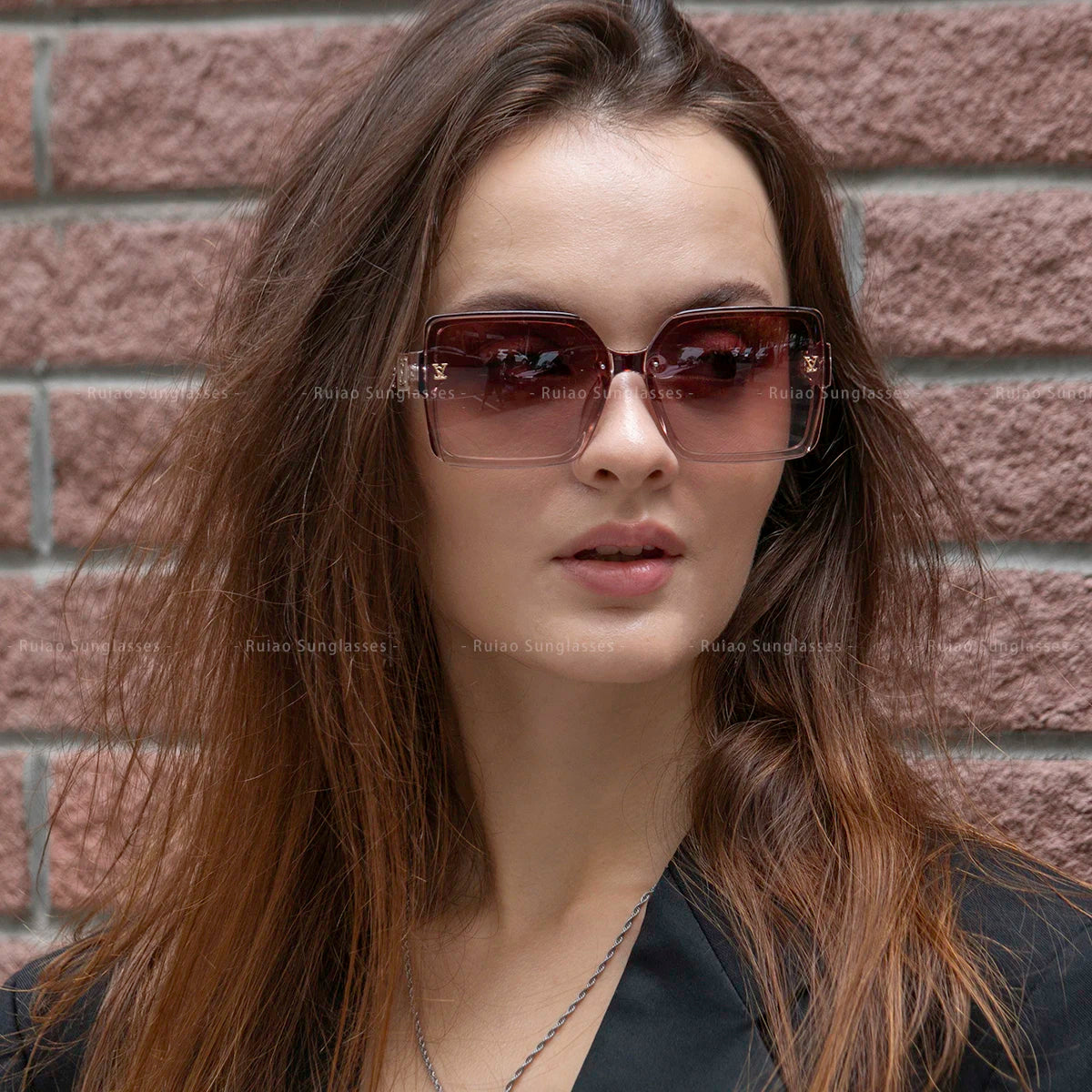 Luxury square designer fashion big sunglasses for women glasses brand 2024 woman women's retro shades UV400 sunglasses eyewear